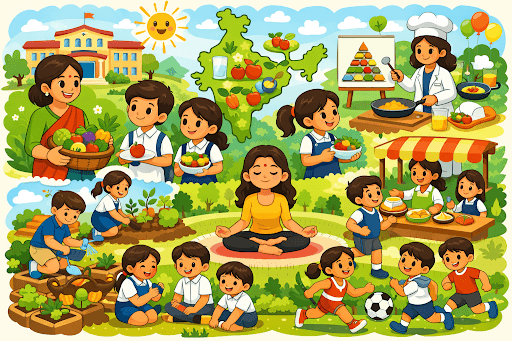 Celebrating Poshan Maah: Fostering Health Awareness and Well-Being at WisdomWood High