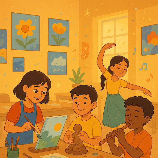 Canvas of Creativity: Creative Arts at BVWS, Thanisandra