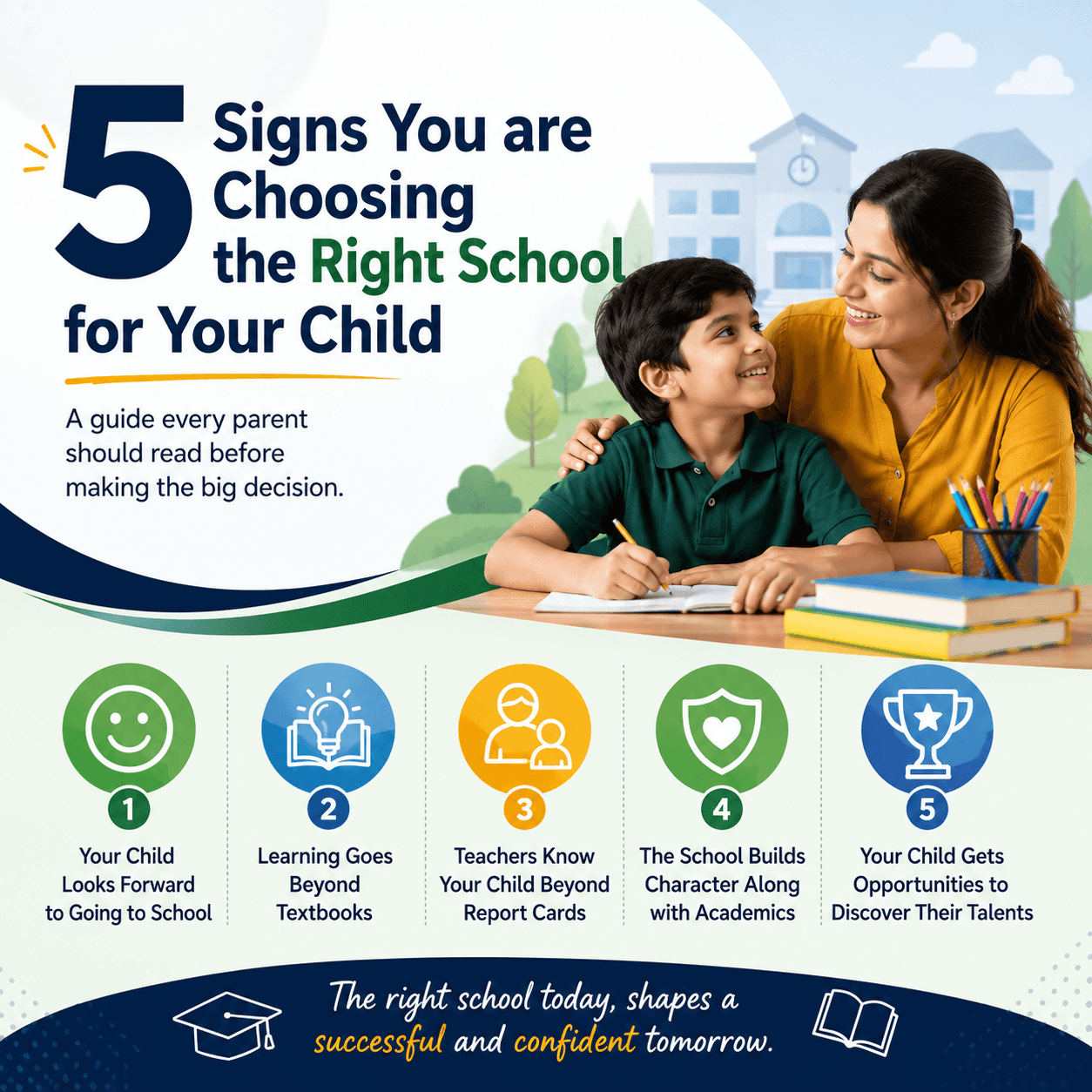 5 Signs You Are Choosing the Right School for Your Child