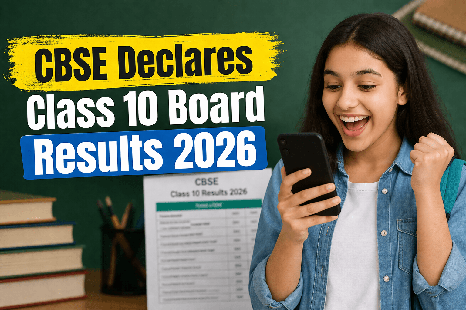 CBSE Class 10 Results 2026: 93.70% Pass