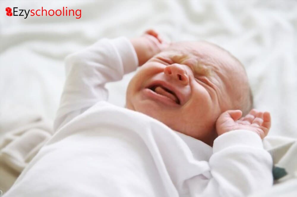 Why do babies cry while sleeping?