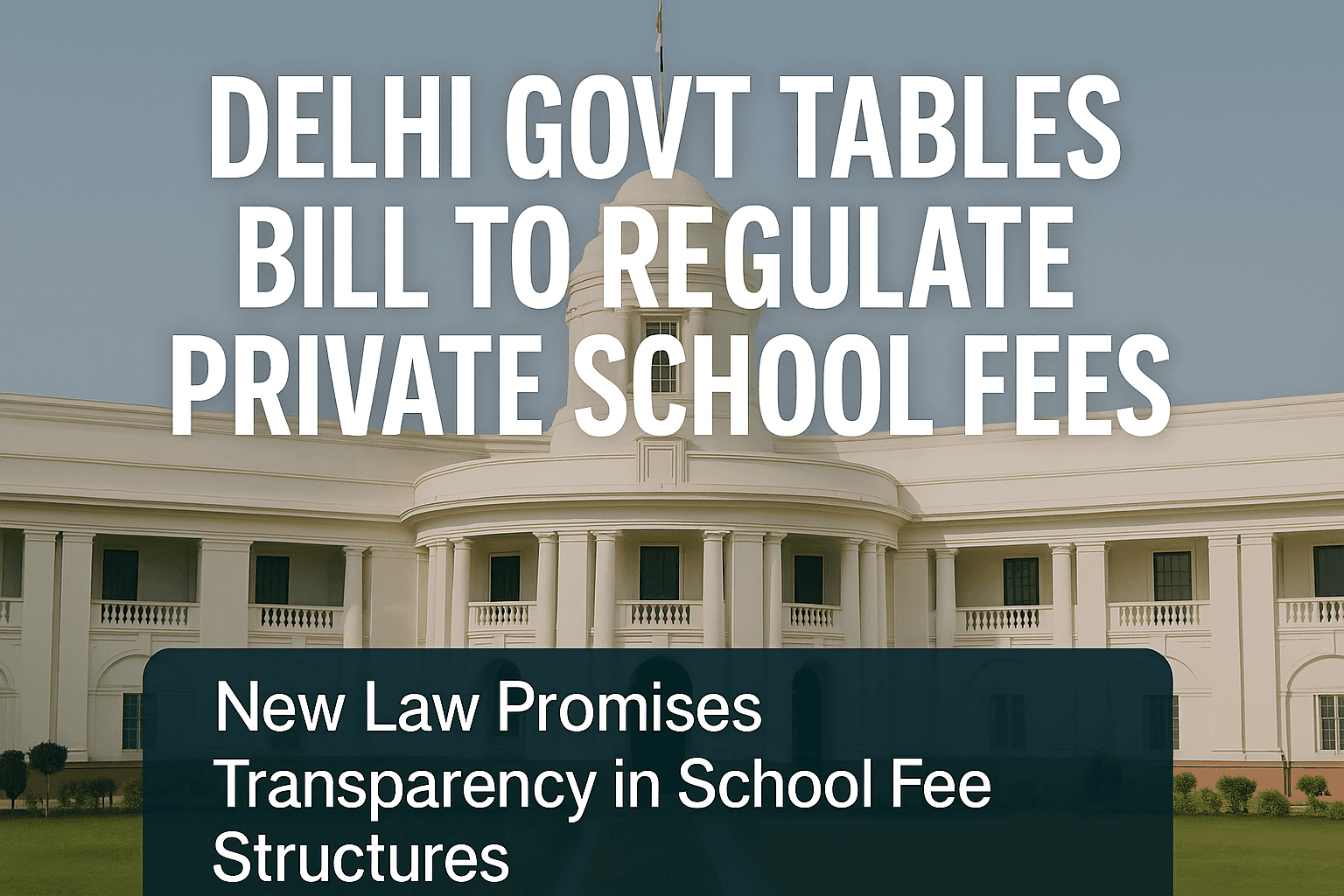 Delhi’s New Fee Regulation Bill: What It Means for Parents