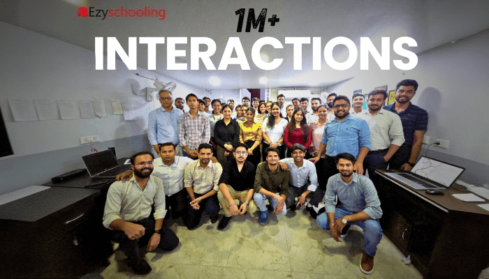 Ezyschooling Crosses 1 Million+ Parent Interactions |  India’s #1 School Discovery Platform