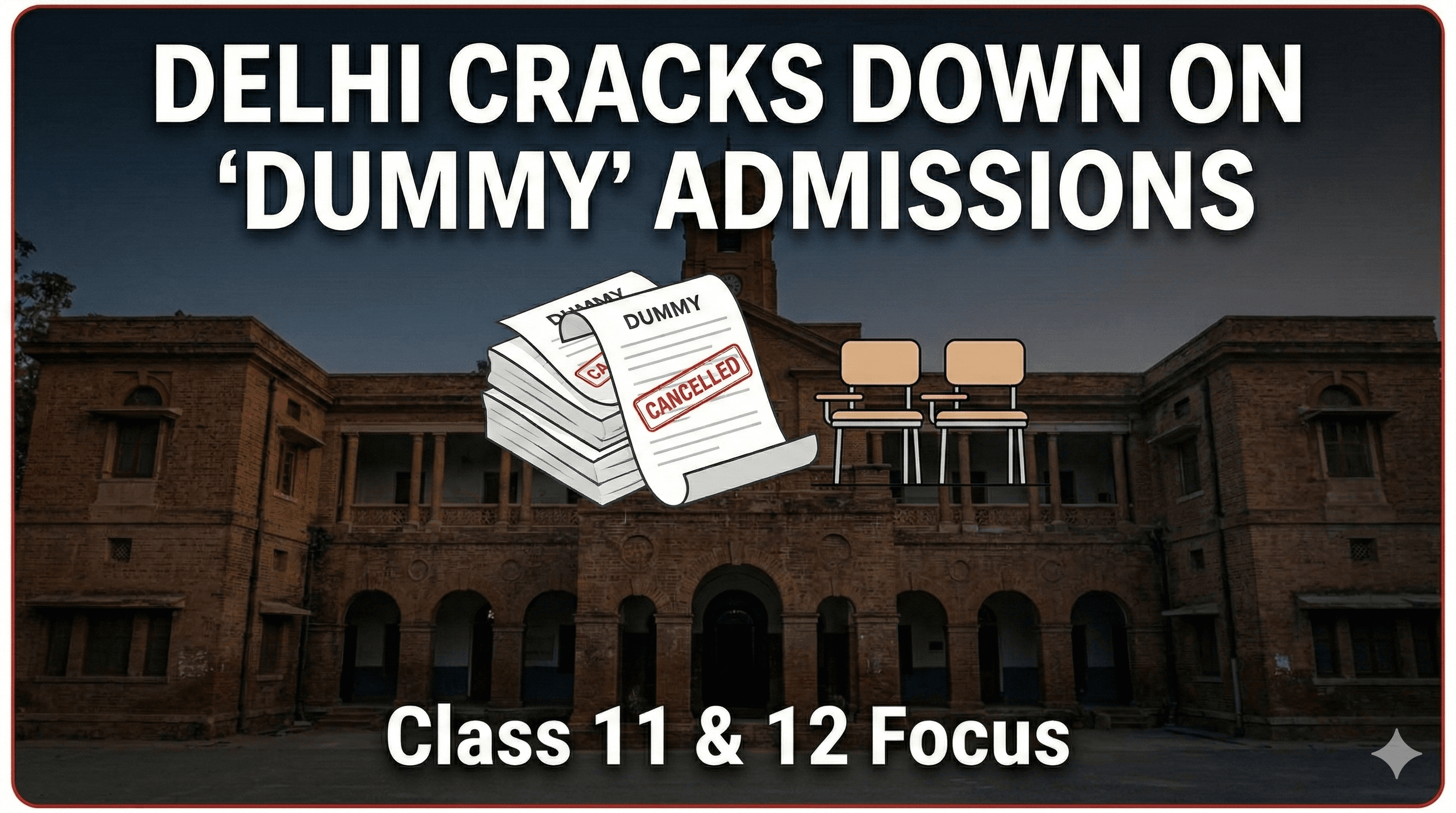 Delhi Cracks Down on ‘Dummy’ Admissions in Classes 11 and 12