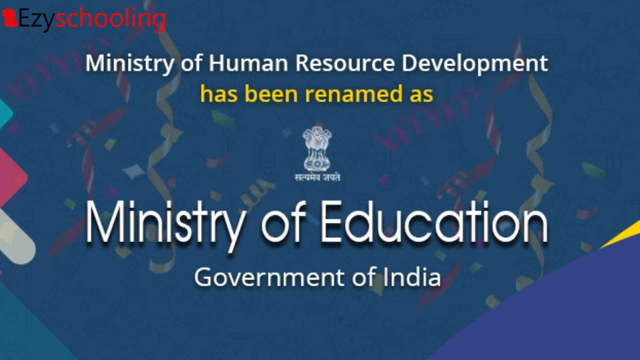 From MHRD To Ministry Of Education