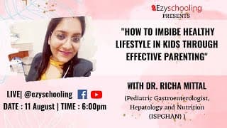 How to imbibe healthy life style in kids through effective parenting | Ezyschooling