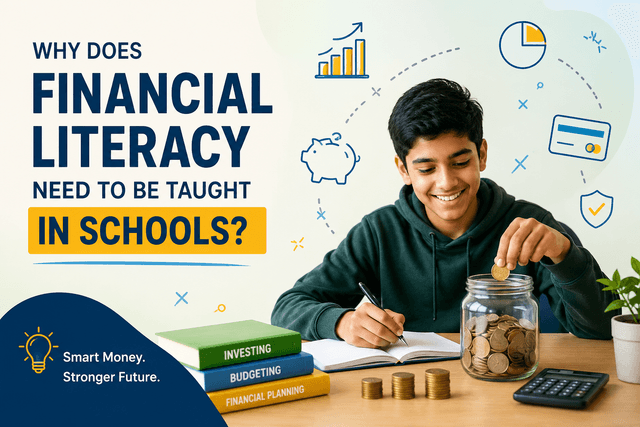 Why does financial literacy need to be taught in schools?