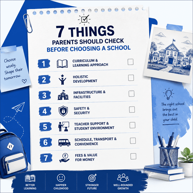 How to Choose the Best School in Greater Noida for Your Child? 7 Things Parents Should Check