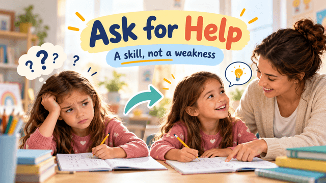 Why Children Need to Learn How to Ask for Help, Not Just Solve Problems Alone