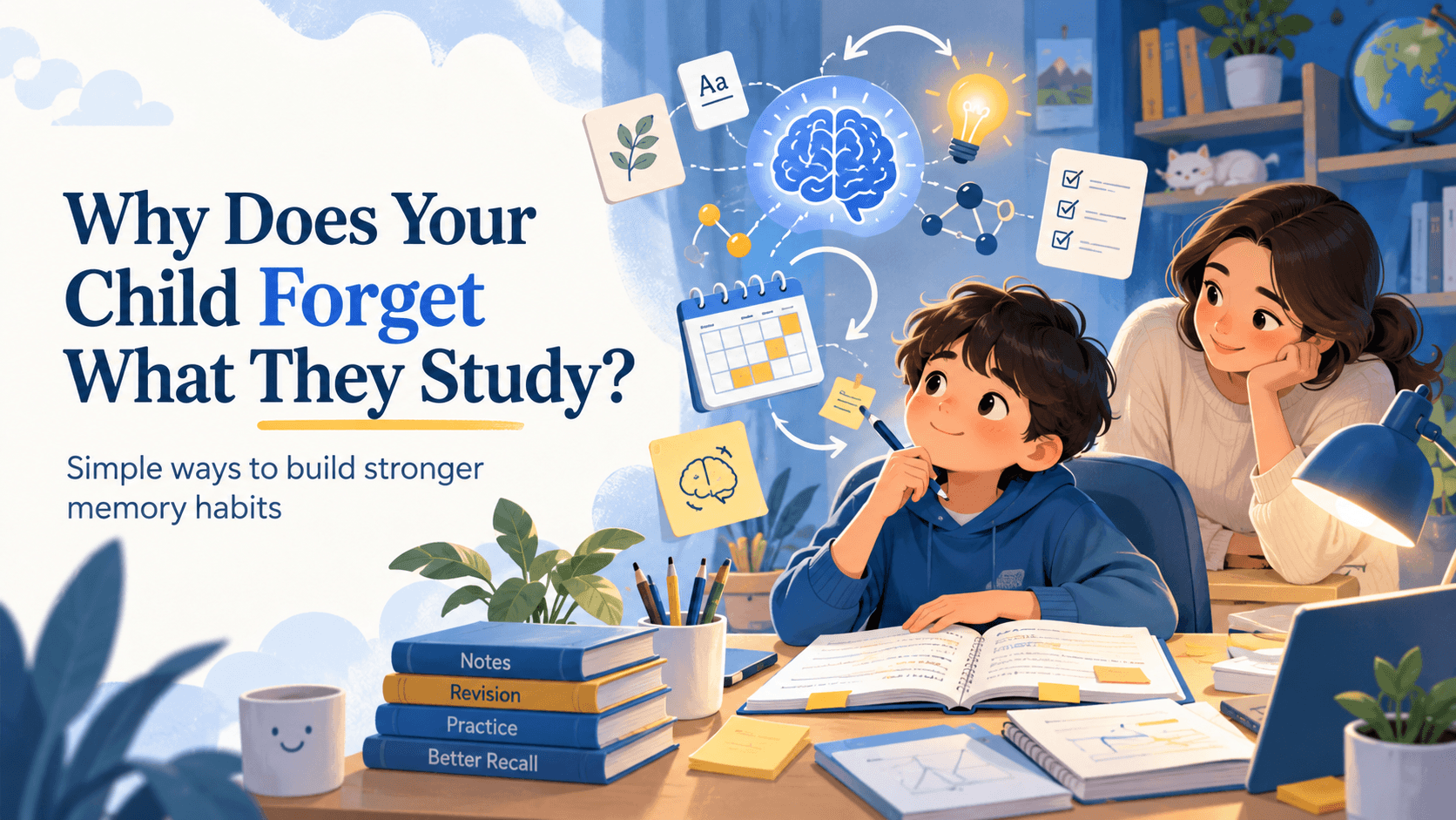 Why Does Your Child Forget What They Study? Simple Ways to Build Stronger Memory Habits