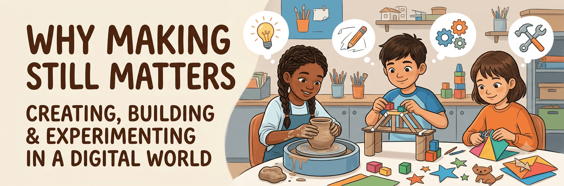Why “Making” Still Matters in a Digital Childhood