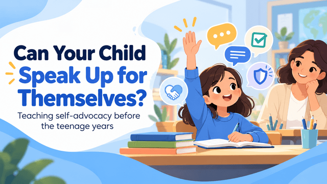 Can Your Child Speak Up for Themselves? Teaching Self-Advocacy Before the Teenage Years