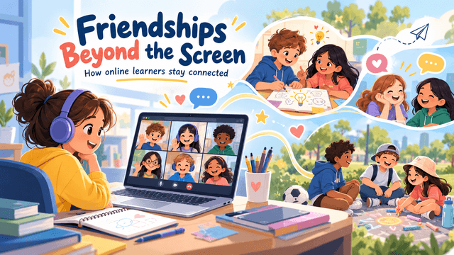 How Children Can Build Real Friendships While Attending Online School