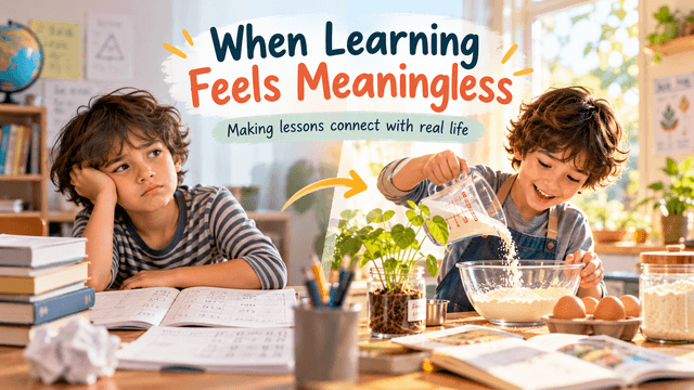 Why Some Children Lose Interest When Learning Feels Meaningless