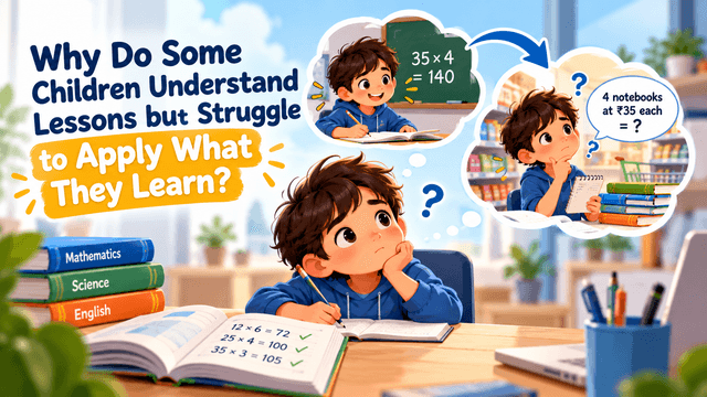 Why Do Some Children Understand Lessons but Struggle to Apply What They Learn?