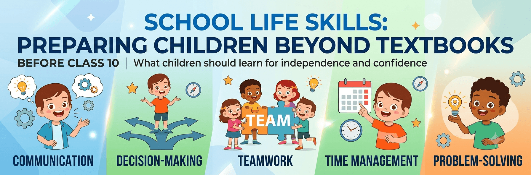 Why School Life Skills Matter Before Class 10: What Children Should Learn Beyond Textbooks