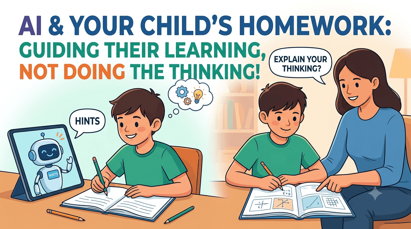 AI and Children's Homework: How Parents Can Help Without Doing the Thinking for Them