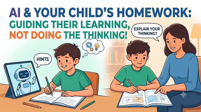 AI and Children's Homework: How Parents Can Help Without Doing the Thinking for Them