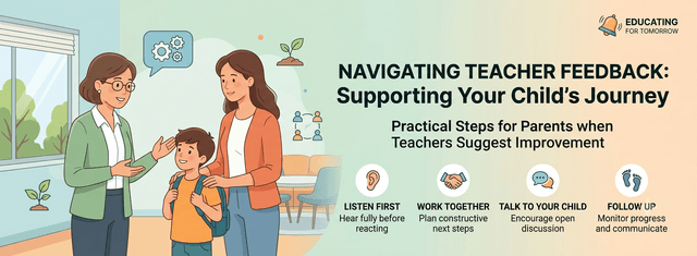 How Should Parents Respond When Teachers Say Their Child Needs to Improve?