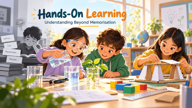 Why Hands-On Learning Helps Children Understand Concepts Better Than Memorisation