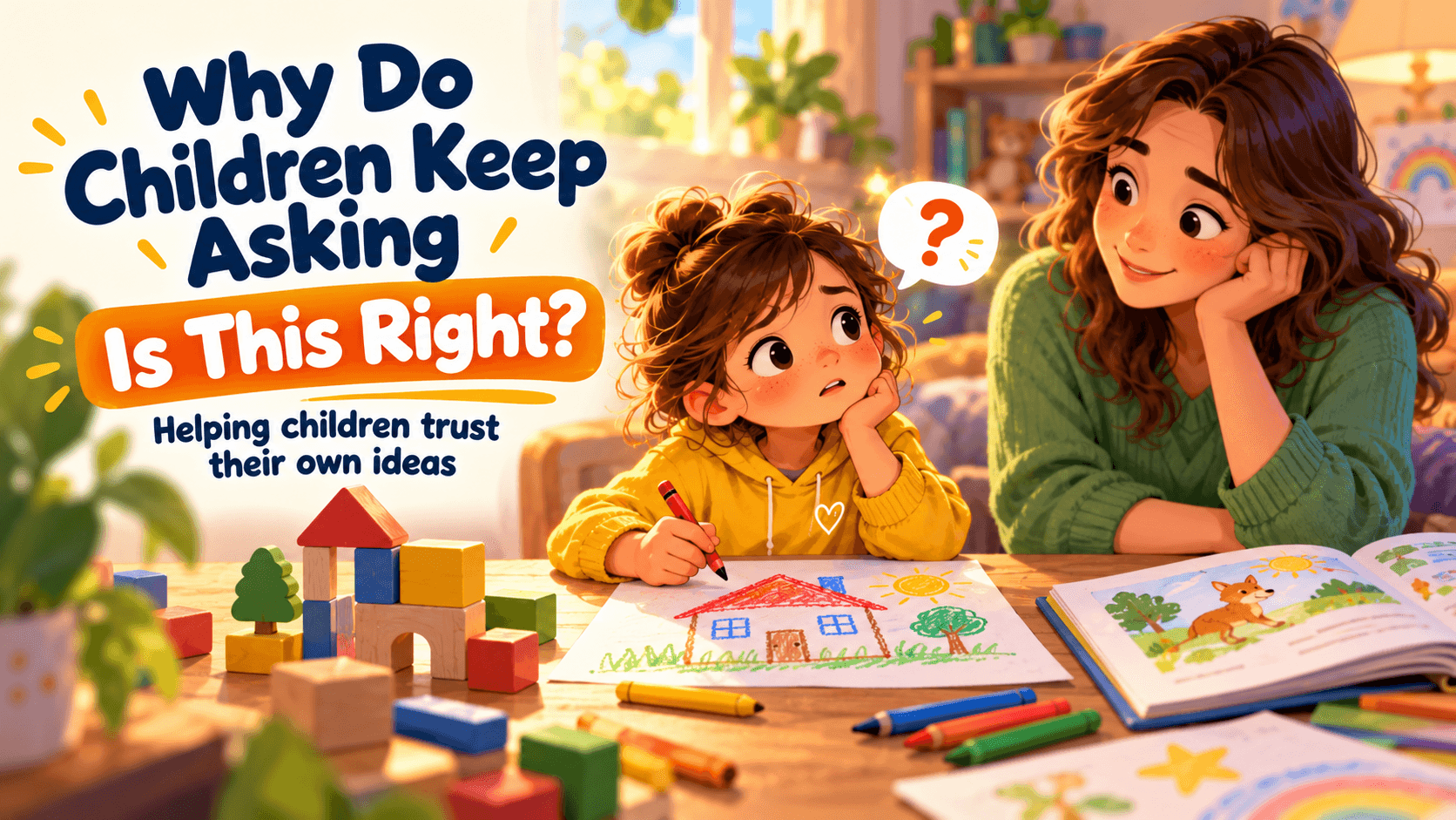 Why Do Children Constantly Ask If Their Work Is Right?