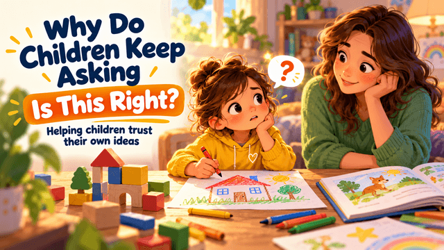 Why Do Children Constantly Ask If Their Work Is Right?