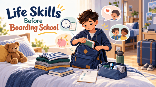 What Life Skills Should Children Learn Before Joining a Boarding School?