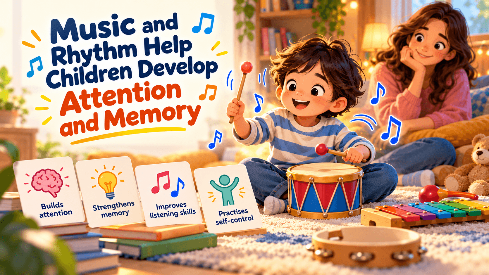 How Music and Rhythm Can Help Children Develop Attention and Memory