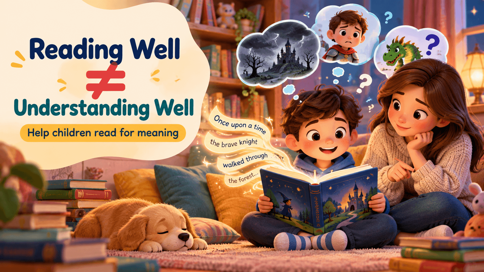 Why Can Some Children Read Fluently but Struggle to Understand What They Read?