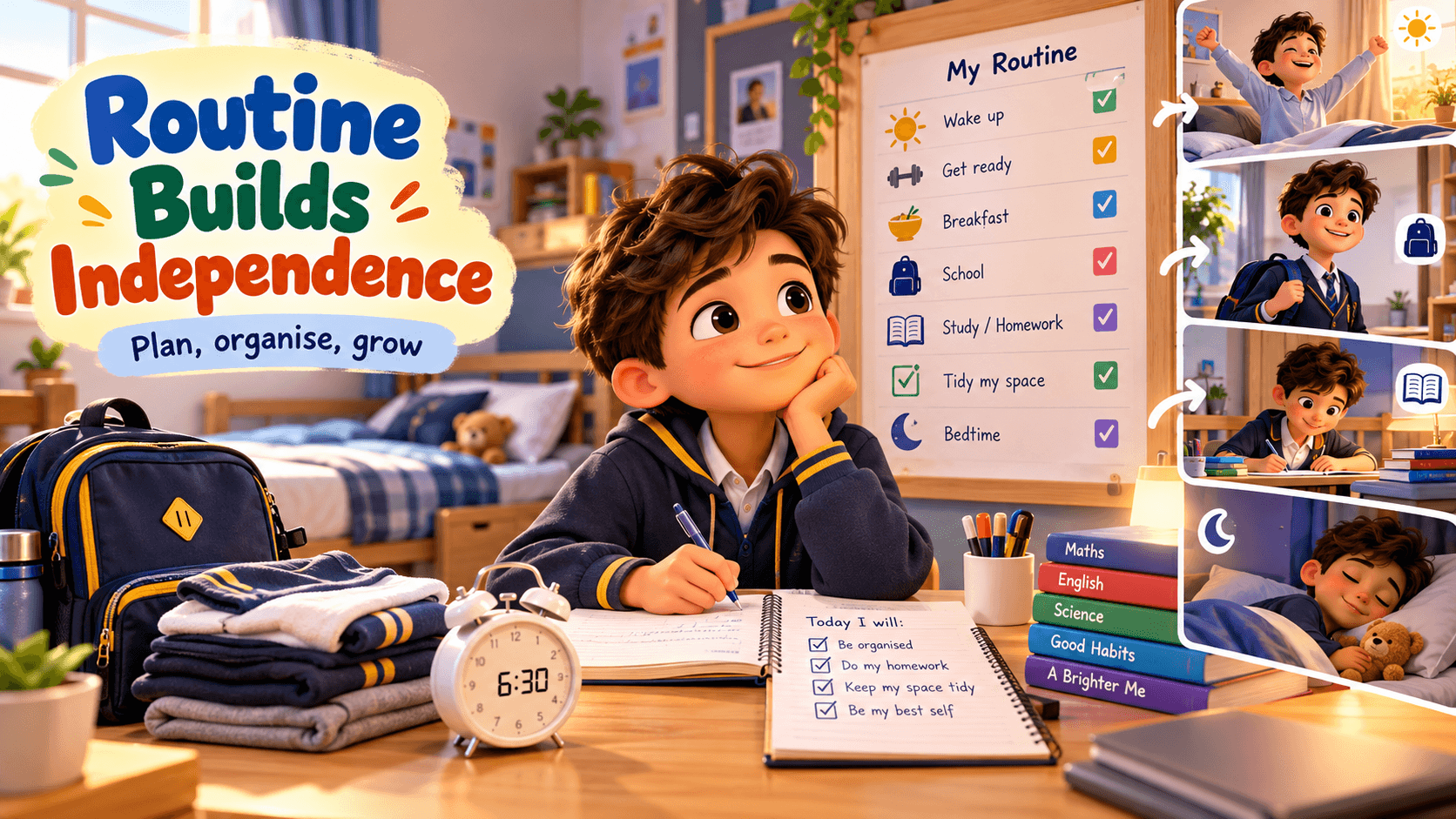 Can a Structured Boarding School Routine Help Children Become More Independent?