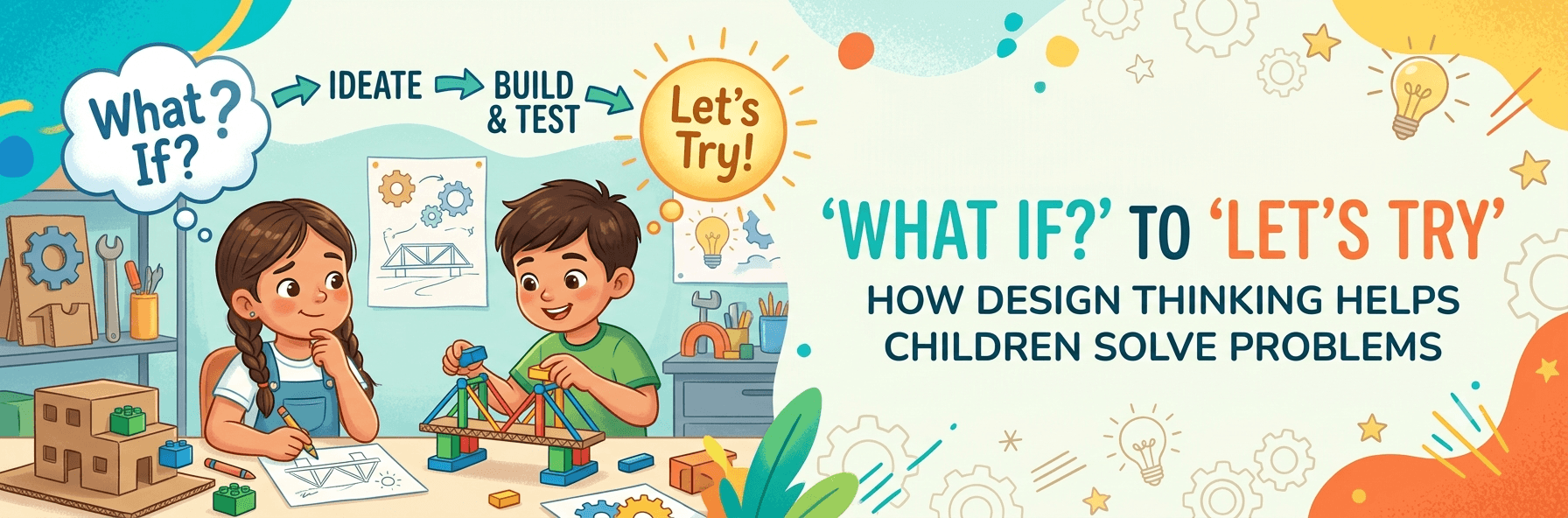 From “What If?” to “Let’s Try”: How Design Thinking Helps Children Solve Problems