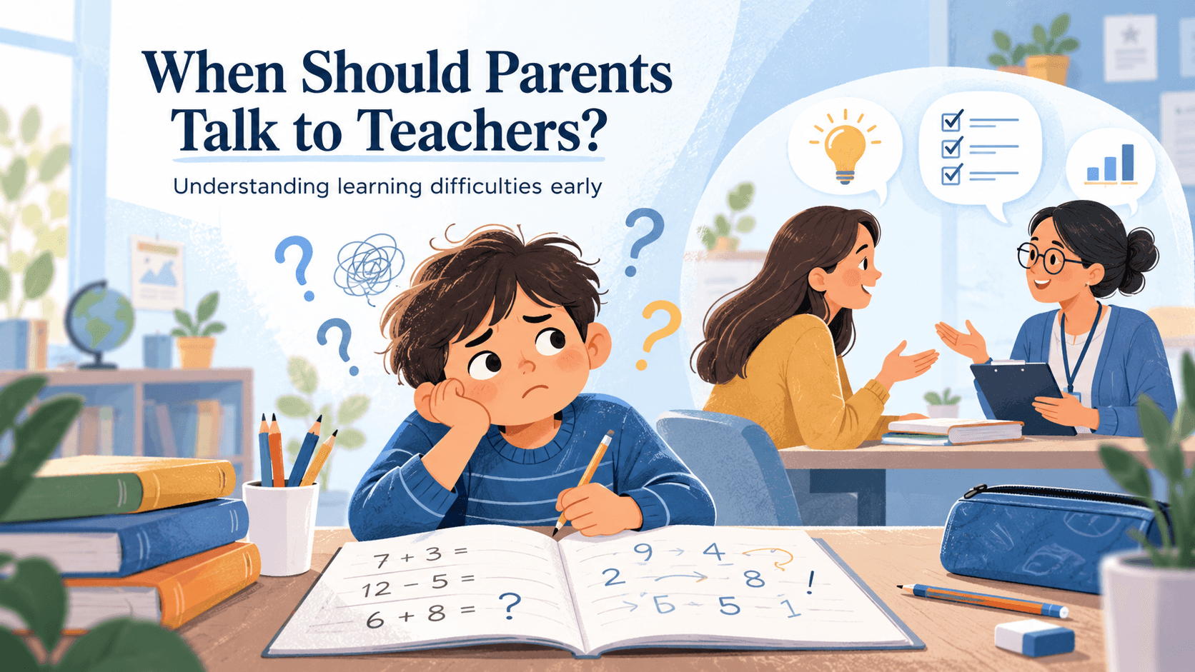When Should Parents Talk to Teachers About Their Child's Learning Difficulties?