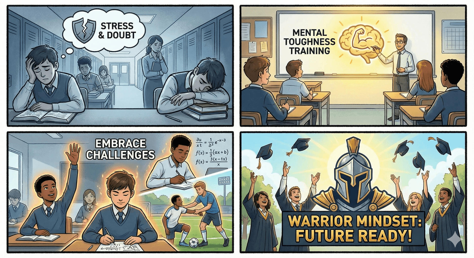 Infuse Warrior Mindset and Mental Toughness at The Premia Academy