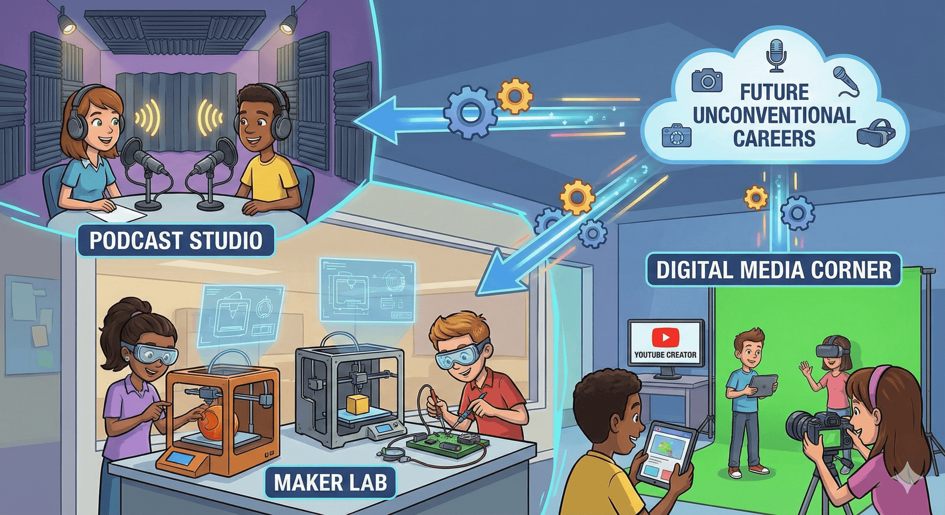 Success Through Art Spaces at Cambrian Hall School