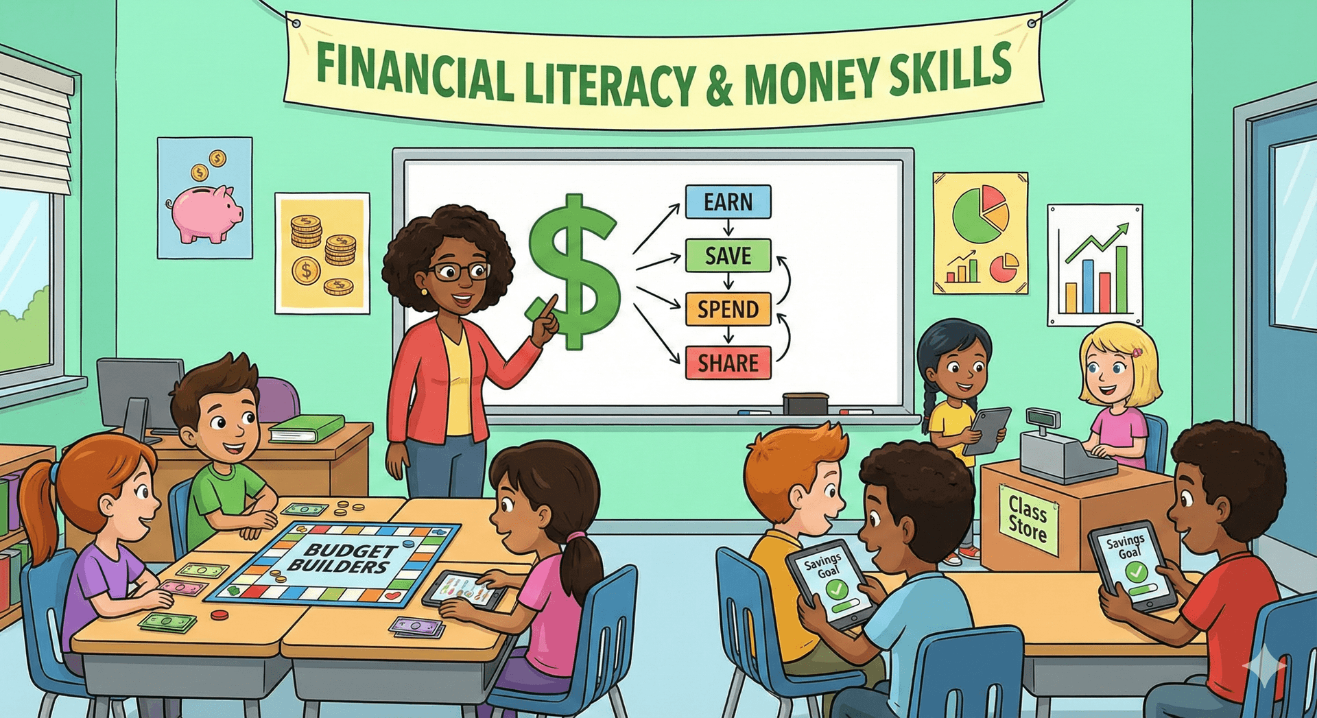 Teach Indian Kids Money Skills at The Premia Academy