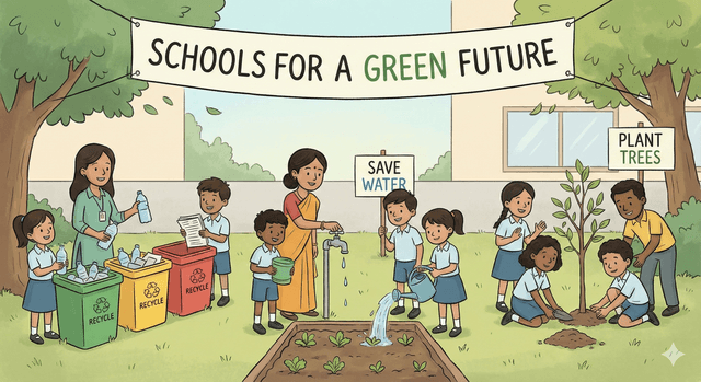 See Real Eco-Action and Recycling at The Wisdom Tree School