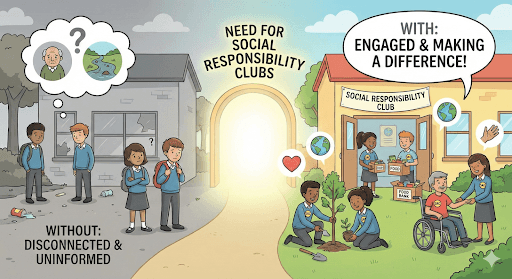 Top Social Responsibility Club at Goldenbee Global School, Bannerghatta Road