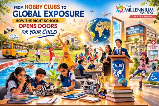 From Hobby Clubs to Global Exposure: How the Right School Opens Doors for Your Child – The Millennium School