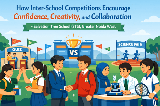 How Inter-School Competitions Encourage Confidence, Creativity, and Collaboration – Salvation Tree School, Greater Noida West