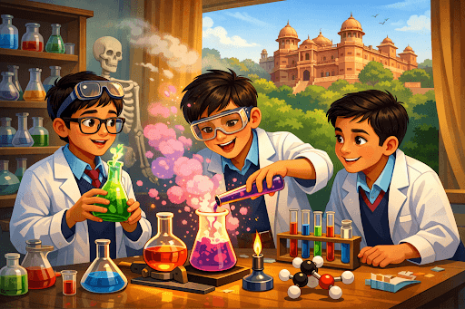 Curiosity in Action: Exploring Chemical Hobby at The Scindia School