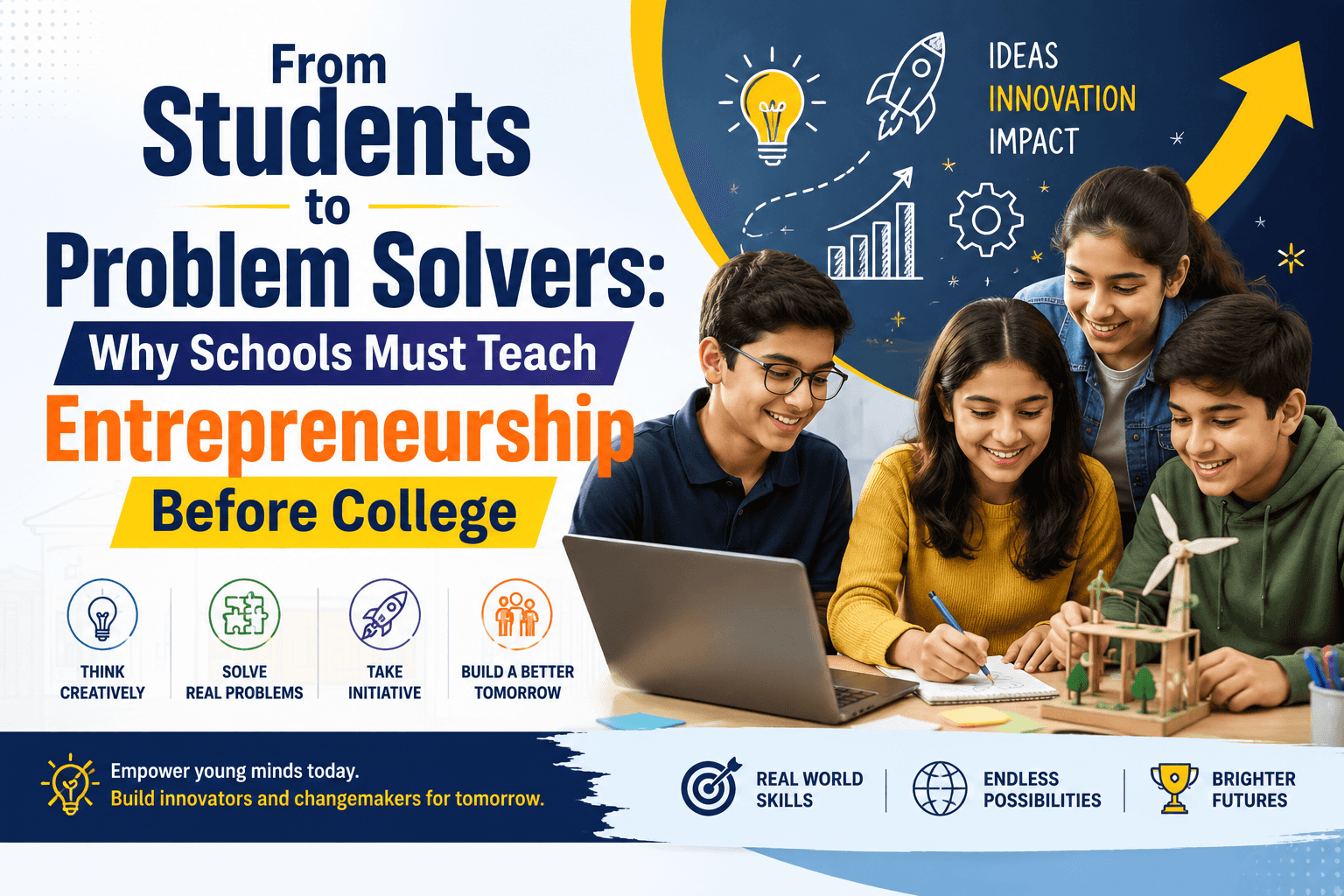 Why Schools Must Teach Entrepreneurship Before College?