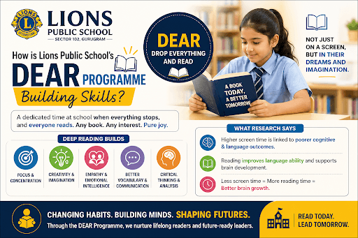 How is Lions Public School's DEAR Programme Building Skills?