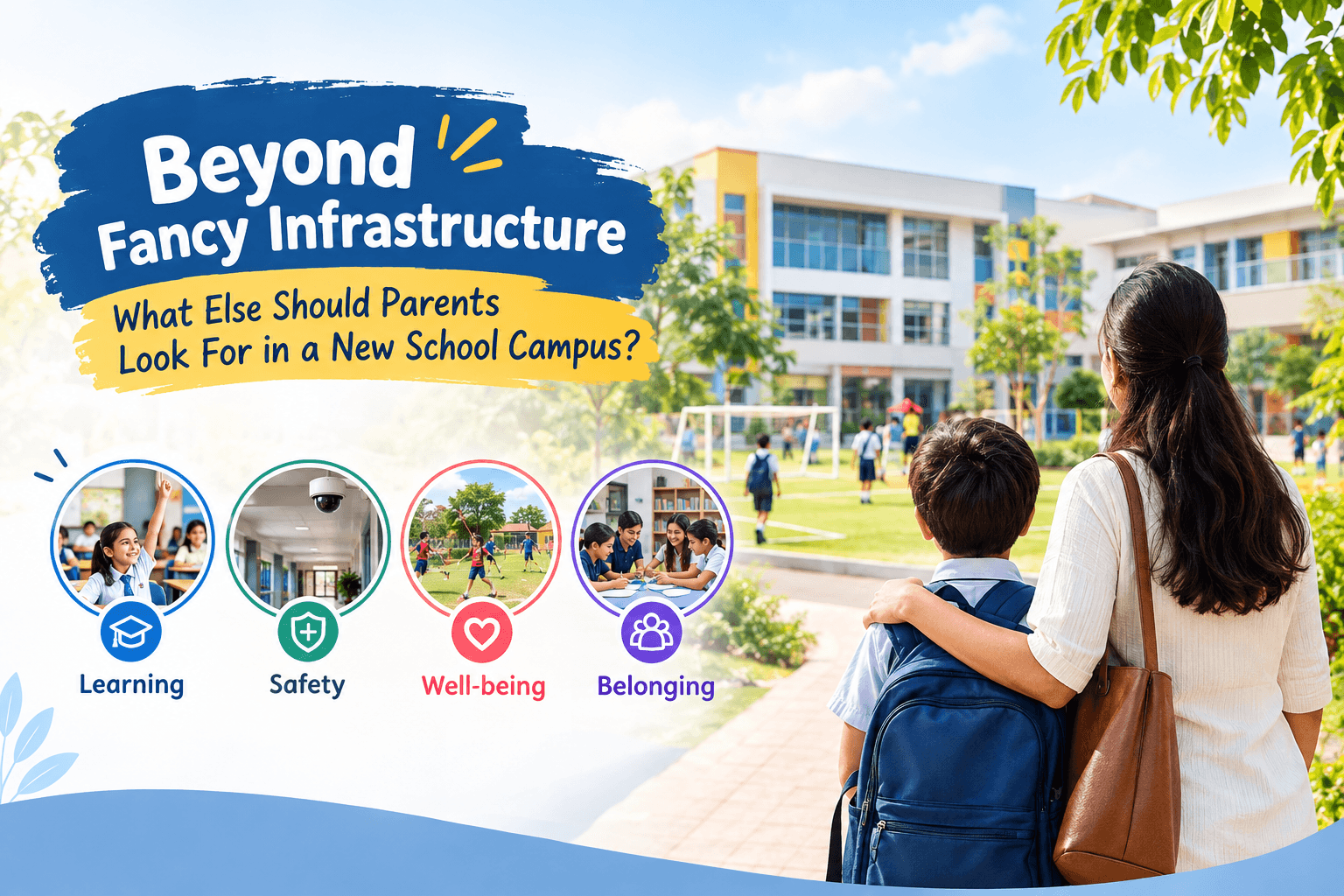 What Should Parents Look for in a New School Campus Beyond Fancy Infrastructure?