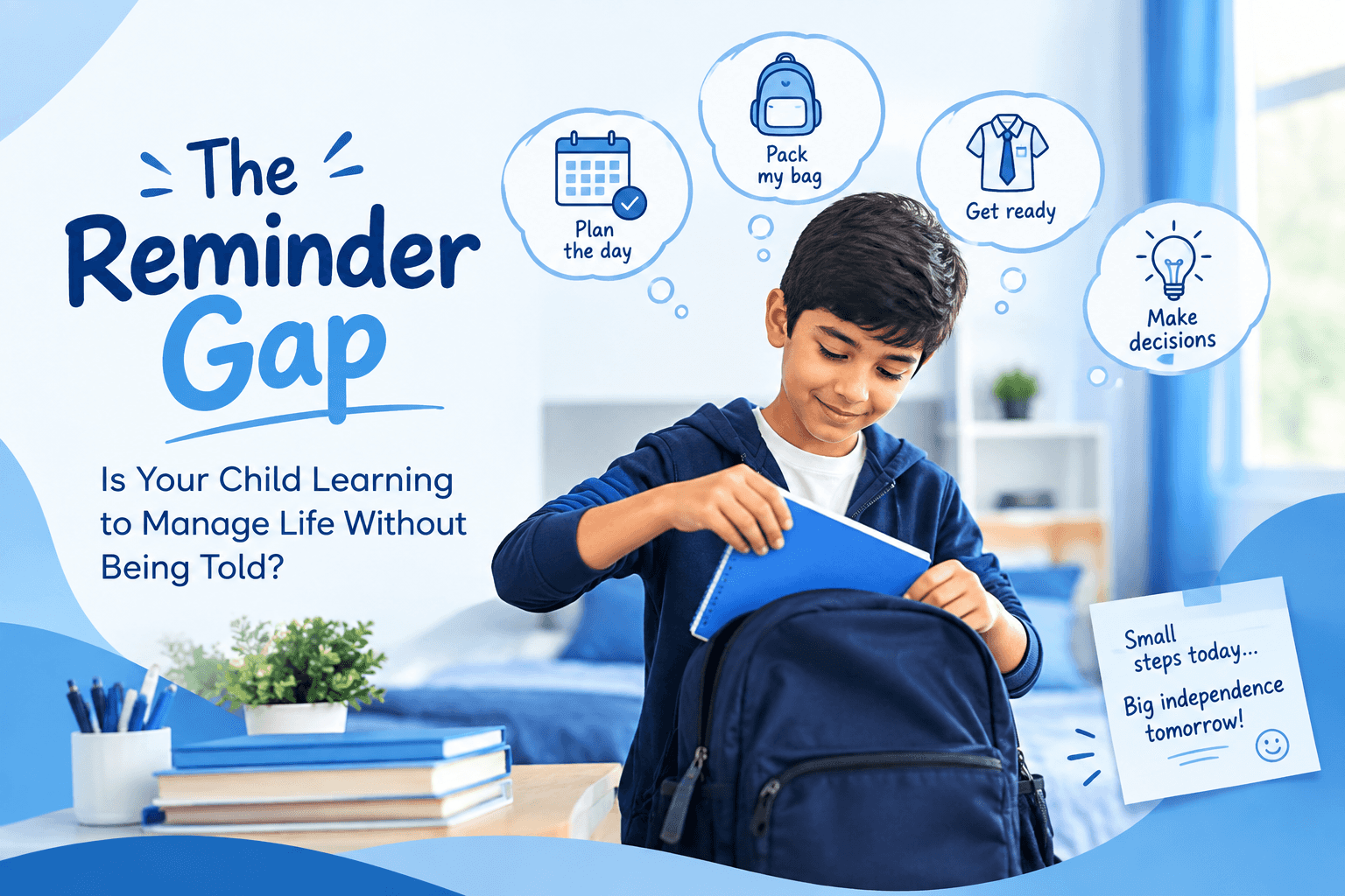 The Reminder Gap: Is Your Child Learning to Manage Life Without Being Told?