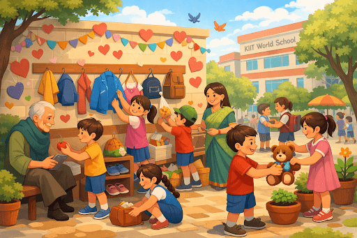 The Wall of Kindness: Cultivating Compassion and Community Spirit at KIIT World School, Gurgaon