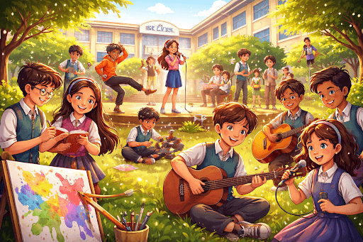 Expressions Enhanced: Nurturing Creative Voices at KR Mangalam World School, Gurgaon