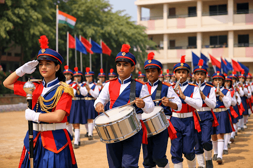 Rhythm, Teamwork and Pride: The March and Band Team at MVM School, Devanahalli