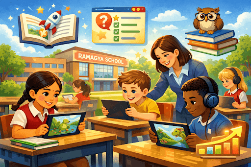 Empowering Readers Early: Integrating Raz Plus into the Learning Experience at Ramagya School