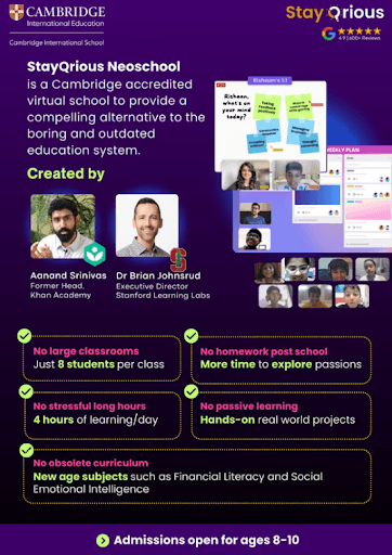 Independence and Self-Learning: Empowering Students at StayQrious Neoschool