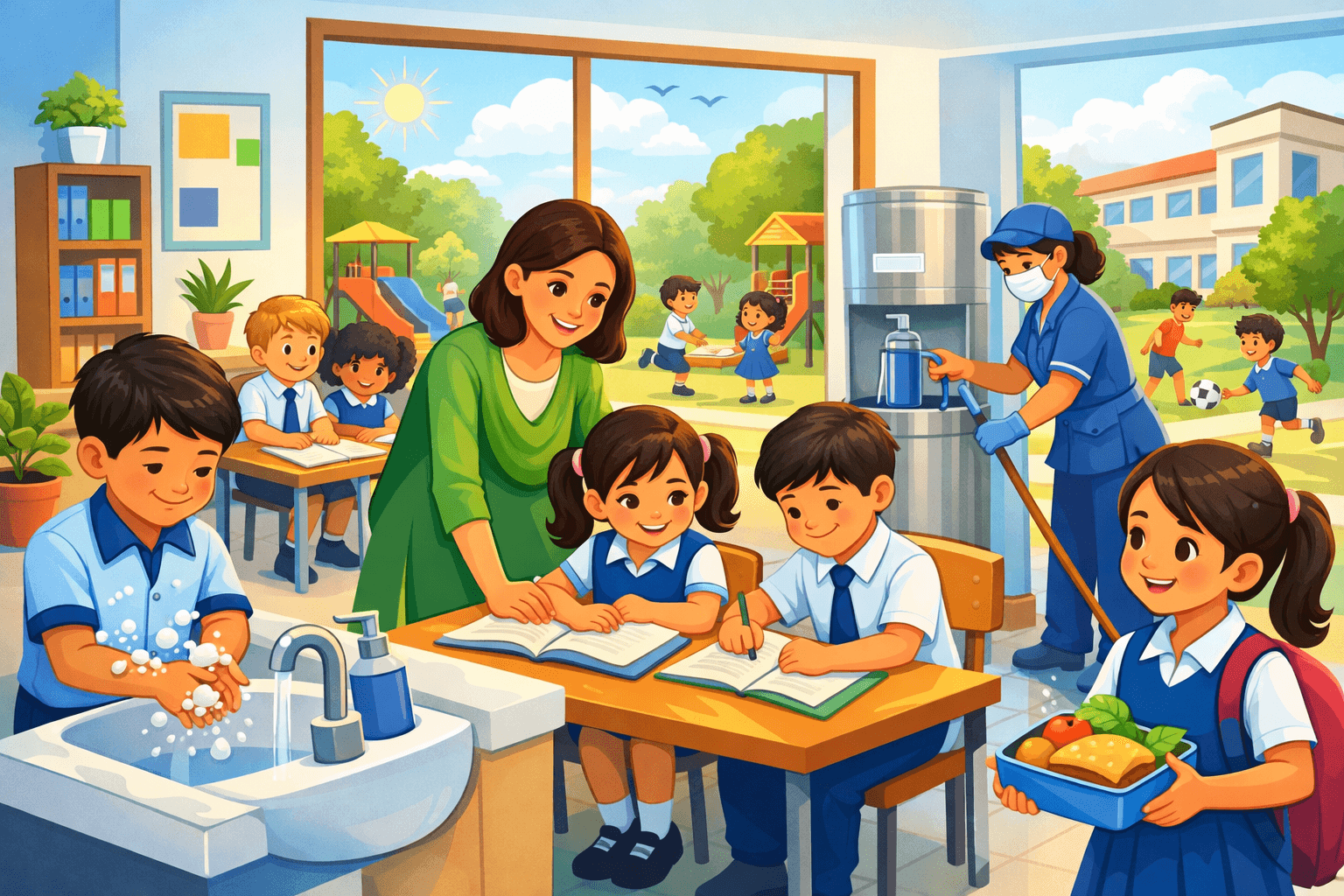 Healthy and Hygienic Learning: Promoting Well-Being at SIS Ghaziabad